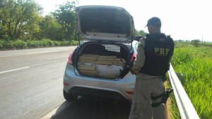 Homem é preso pela PRF transportando mais de meia tonelada de maconha