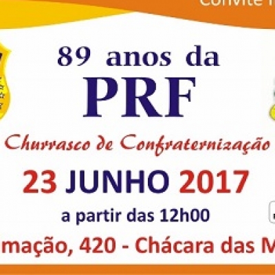 PRF realizará churrasco de confraternização comemorando seus 89 anos